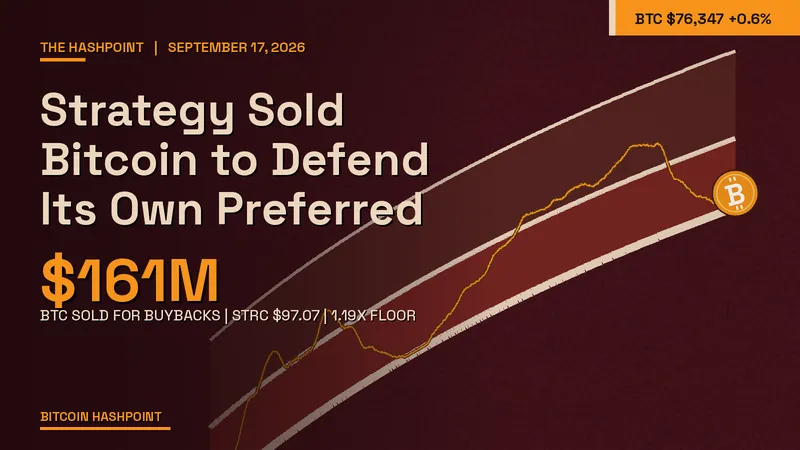 Strategy Sold Bitcoin to Defend Its Own Preferred