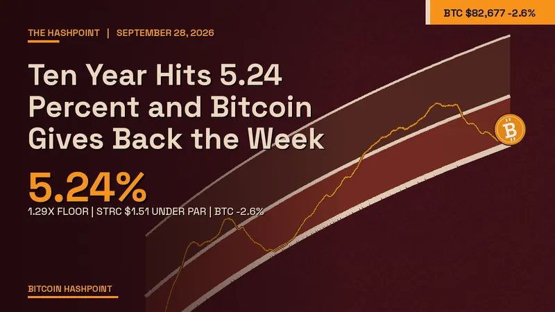 Ten Year Hits 5.24 Percent and Bitcoin Gives Back the Week
